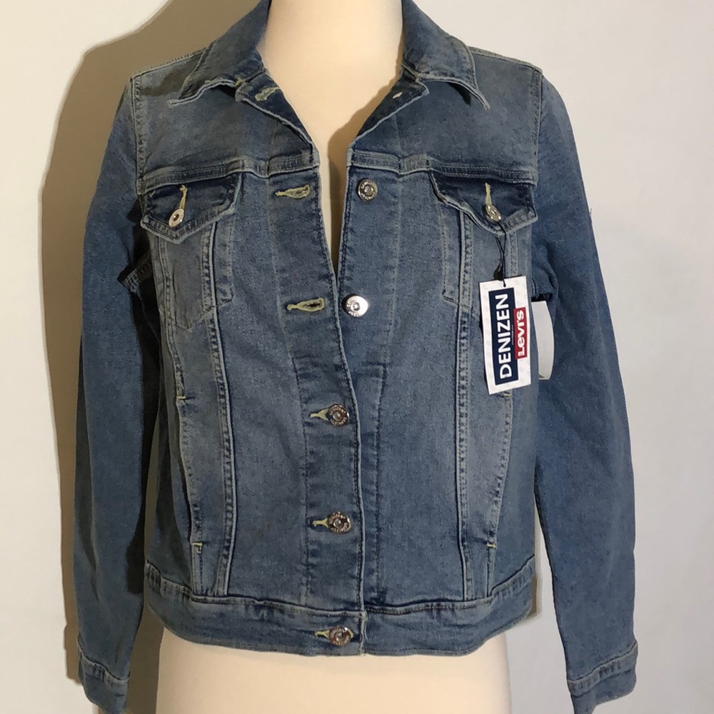 Women’s Levi Denizen Medium Jean Jacket - Picture 2 of 8
